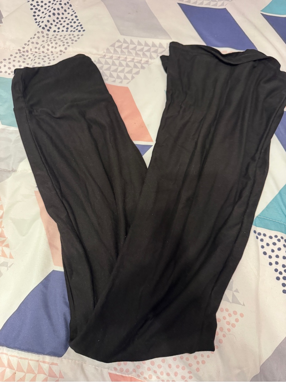 Black Women's Wide-Leg Pants - No Boundaries